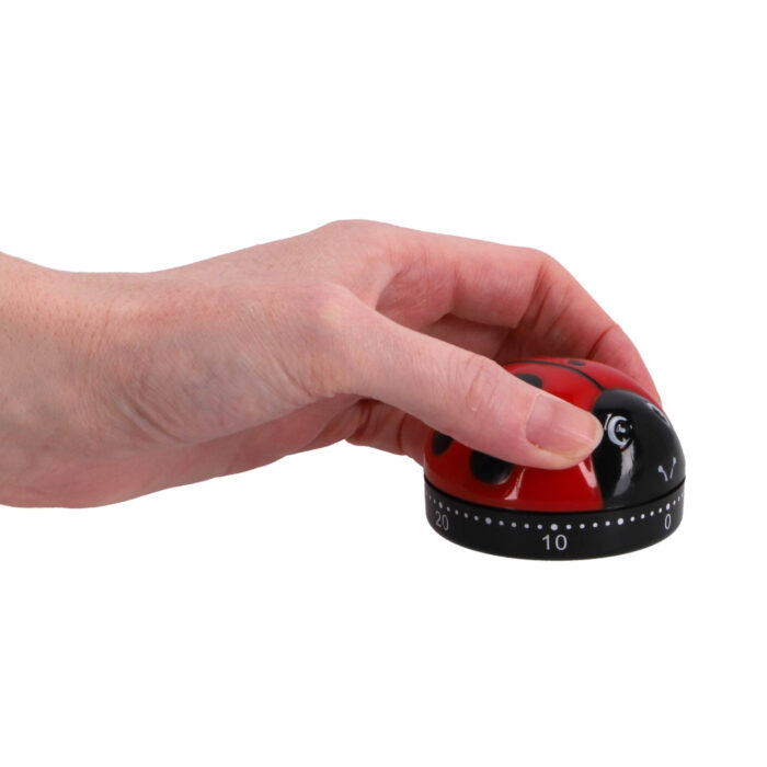 Kookwekker lieveheersbeestje 6 cm - Afbeelding 4