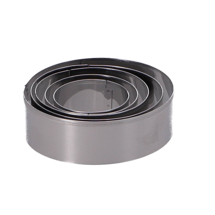 Set uitsteekvormen RVS rond 5-delig - Afbeelding 2