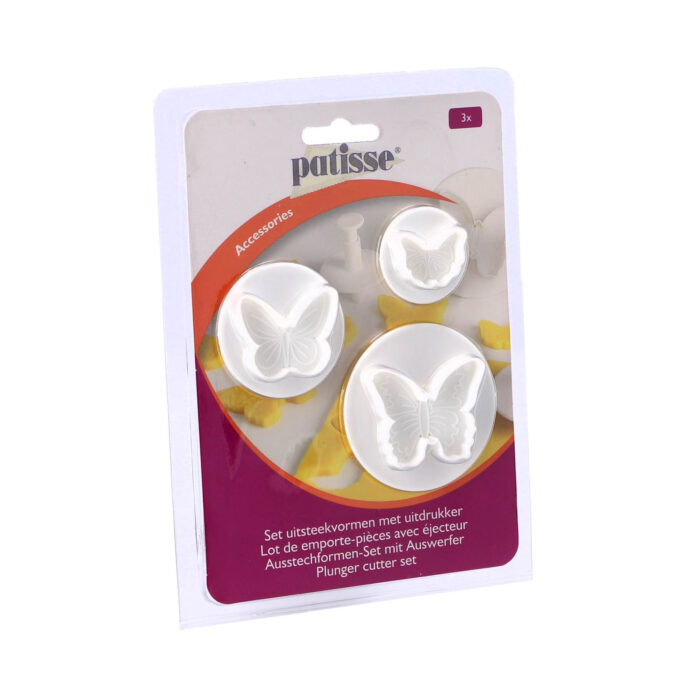 Set uitsteekvormen met uitdrukker 3 delig - Afbeelding 2