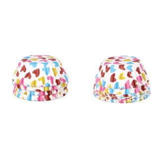 Papieren cupcake vormpjes 200 stuks 5 cm - Afbeelding 2