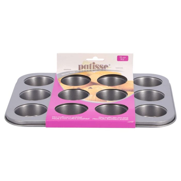 Patisse silver-top mini muffinvorm 12 vaks 25 cm