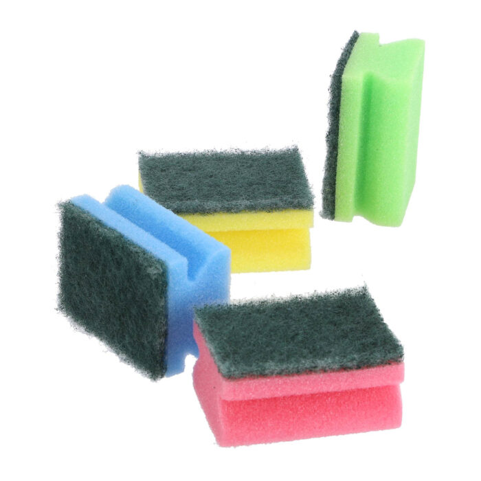 Schuursponsen 10 stuks easy grip multy - Afbeelding 3