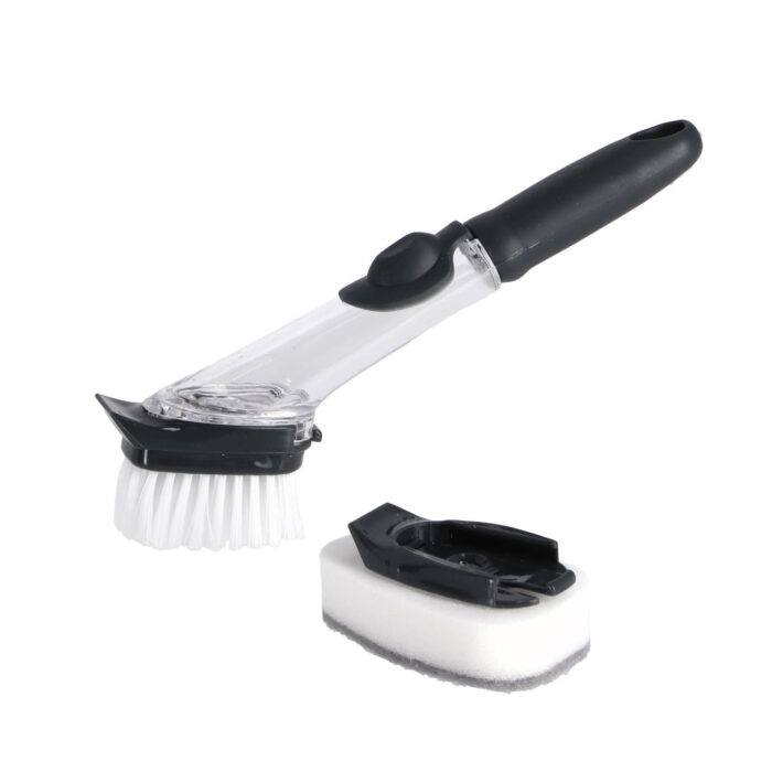 Afwasborstel met dispenser en spons - Afbeelding 2