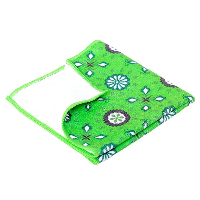 Clean home microvezel keukendoek met print 30x30cm