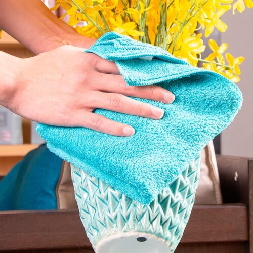 Clean home microvezel stofdoek 35x35 cm