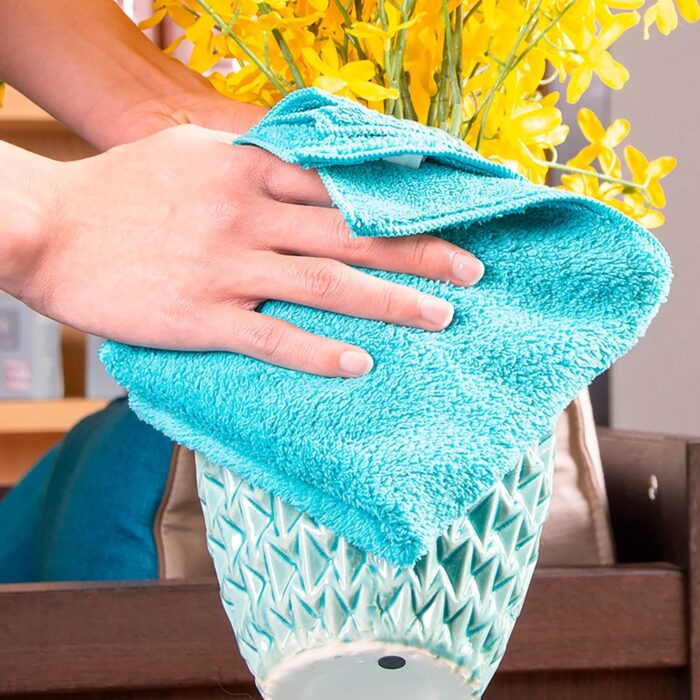 Clean home microvezel stofdoek 35x35 cm