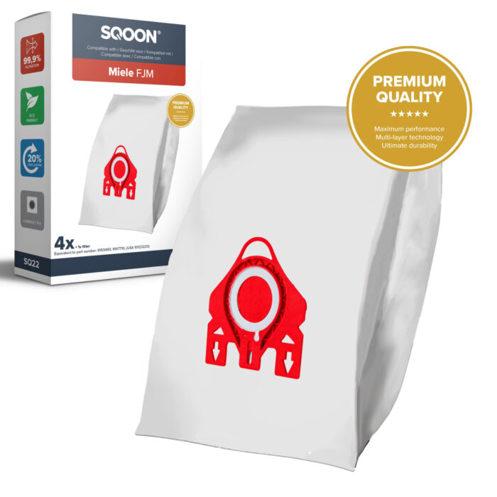 Stofzuigerzakken miele f j m 3d - Afbeelding 2