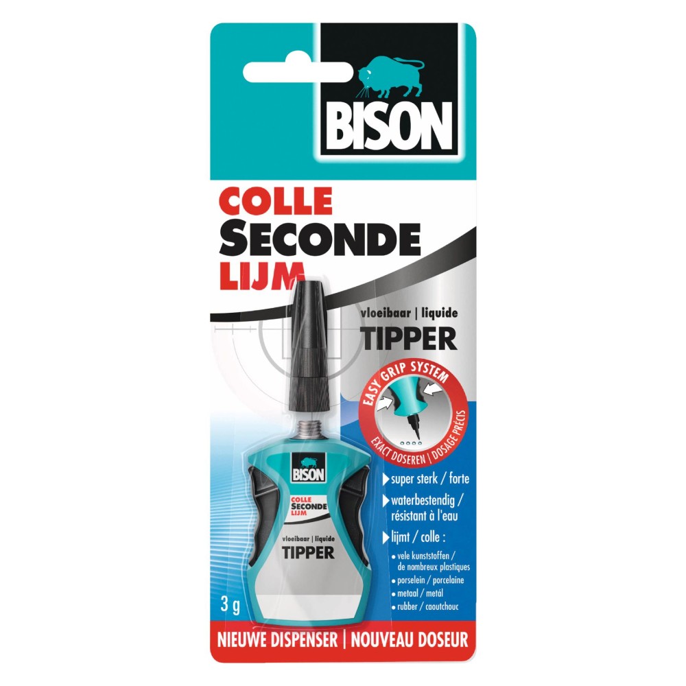 Bison secondelijm tipper