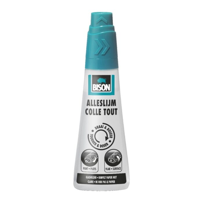 Bison Alleslijm Draai & Doseer Flacon 90 ml