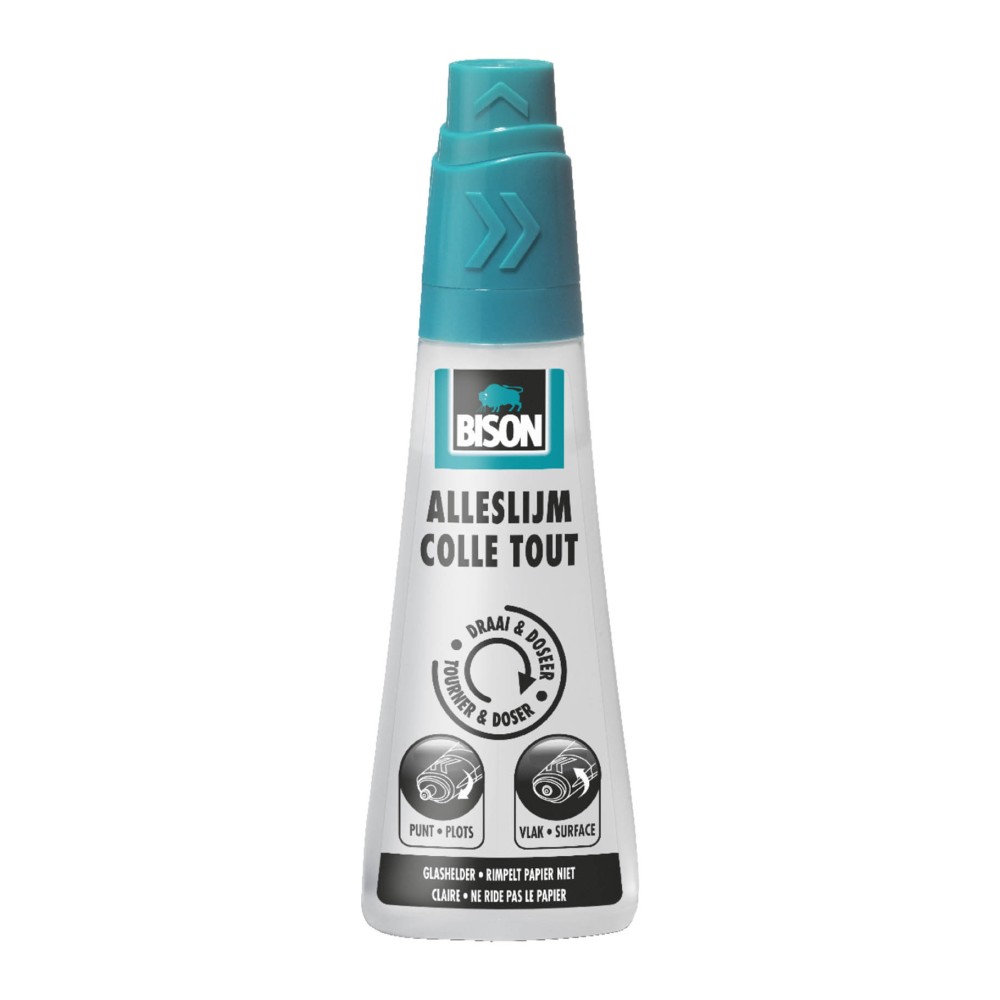 Bison Alleslijm Draai & Doseer Flacon 90 ml