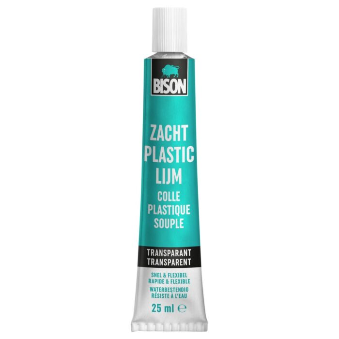 Bison Zacht Plastic Lijm Blister 25 ml