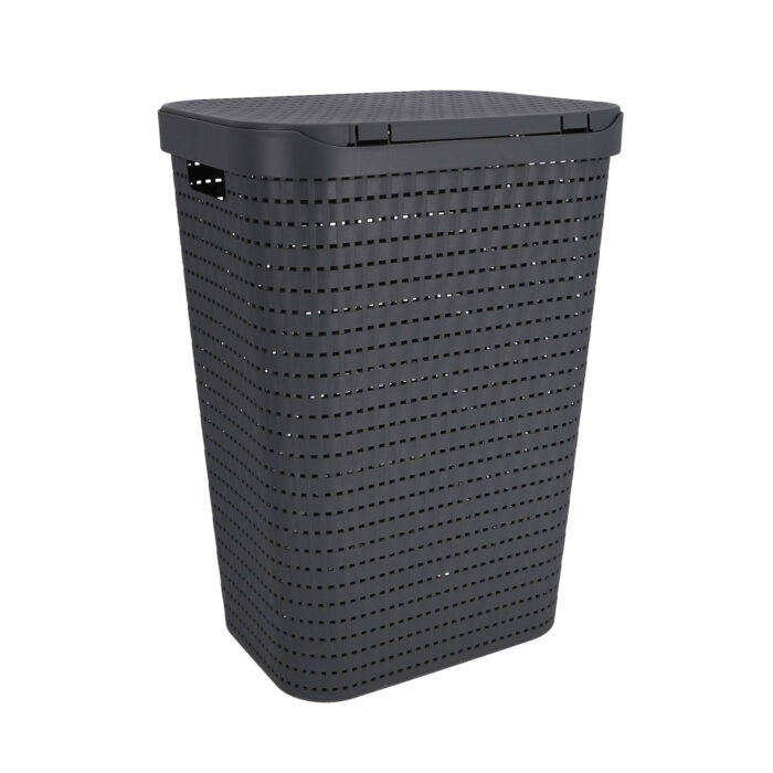 Wasmand 55 L COUNTRY antraciet - Afbeelding 3
