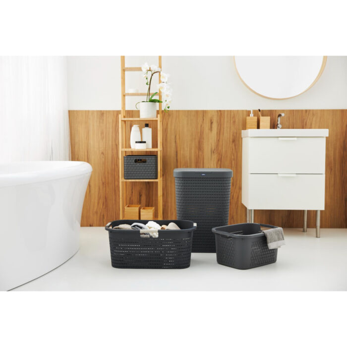 Wasmand 55 L COUNTRY antraciet - Afbeelding 5