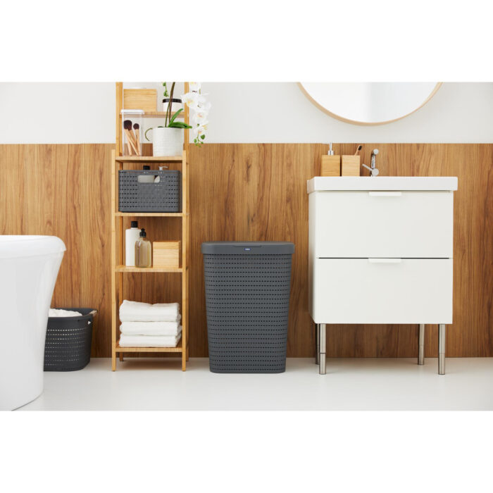 Wasmand 55 L COUNTRY antraciet - Afbeelding 6