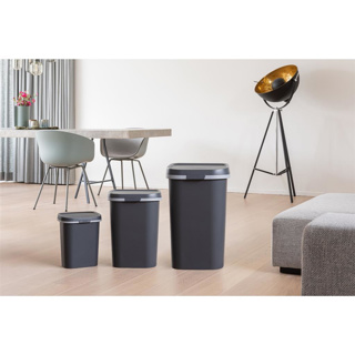 Curver Mistral Afvalbak Flat 25L Antraciet - Afbeelding 2