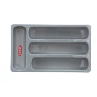 Curver Bestekbak 4 Vakken Grijs - Afbeelding 3