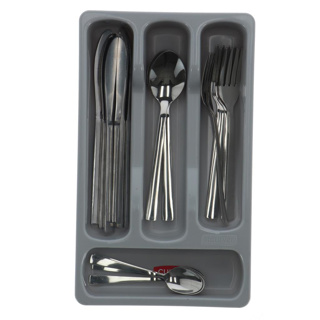 Curver Bestekbak 4 Vakken Grijs - Afbeelding 5