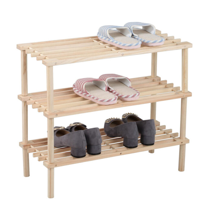 Houten schoenenrek - Afbeelding 2