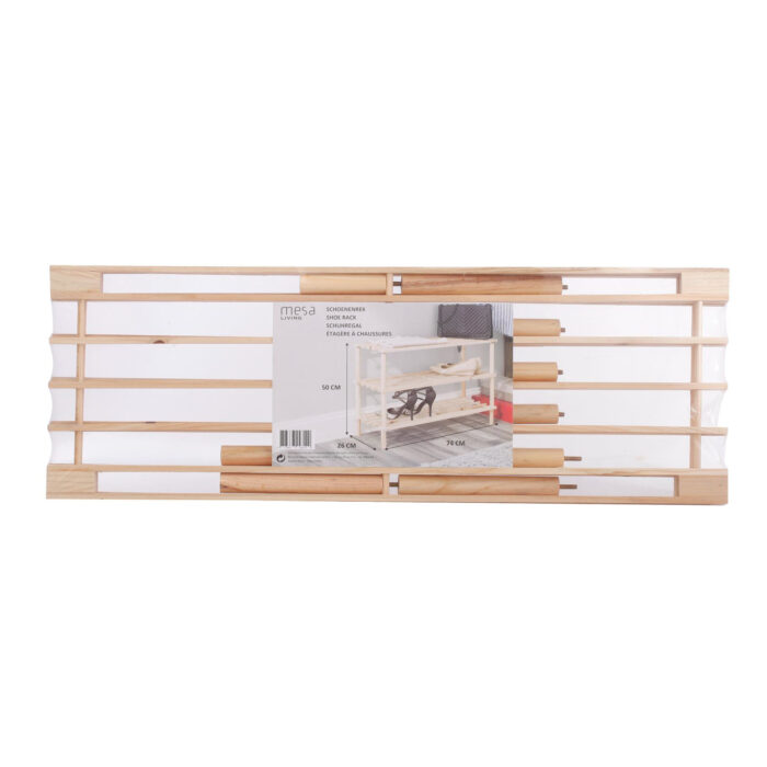 Houten schoenenrek - Afbeelding 3