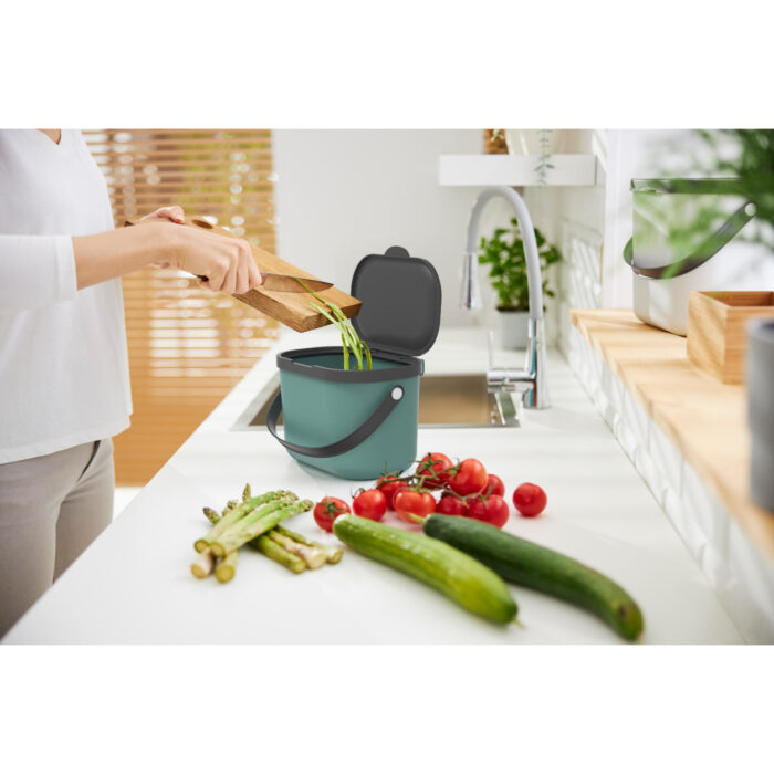 Bio afvalbakje 3,2 l Albula groen - Afbeelding 2