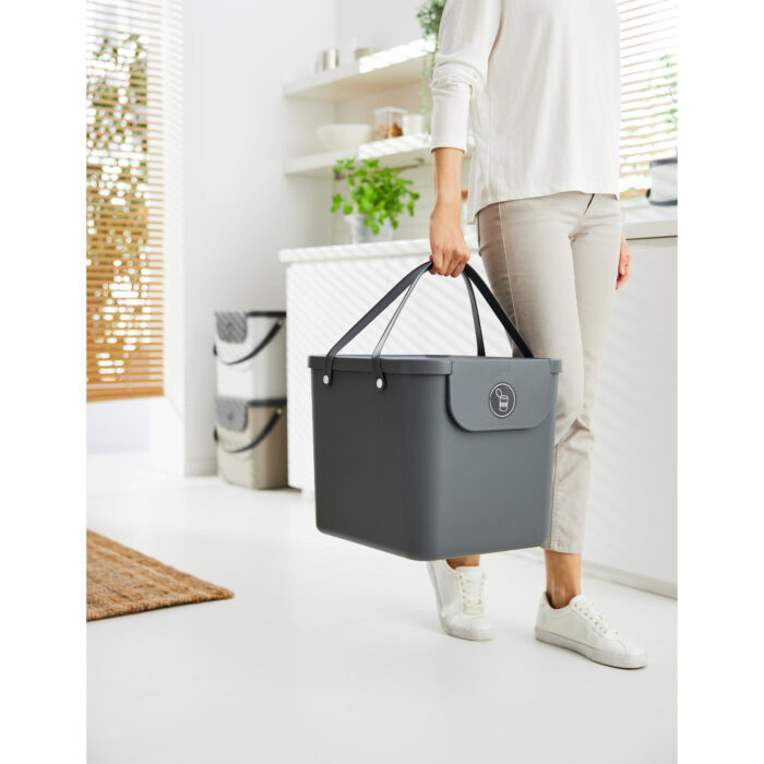 Afvalscheider Albula 40 l antraciet - Afbeelding 3