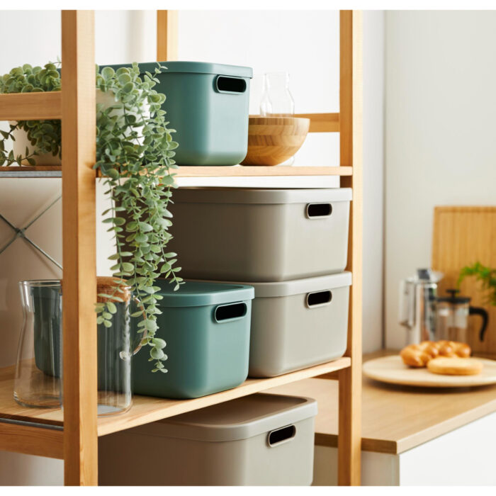 Decoratie opbergbox Albula Light 20 L mistletoe  groen - Afbeelding 2