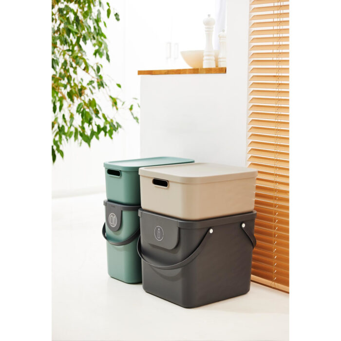 Decoratie opbergbox Albula Light 20 L mistletoe  groen - Afbeelding 5