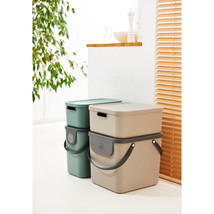 Decoratie opbergbox Albula Light 12 L mistletoe groen - Afbeelding 4