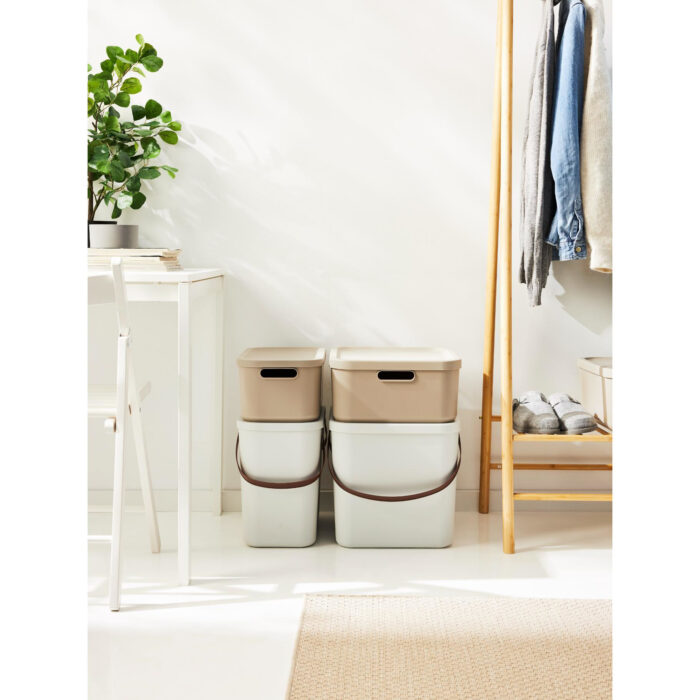 Decoratie opbergbox Albula Light 12 L mistletoe wit - Afbeelding 2