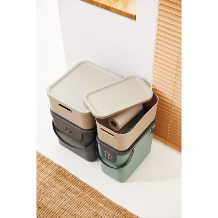 Decoratie opbergbox Albula Light 12 L mistletoe wit - Afbeelding 4