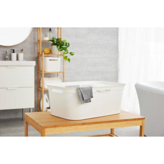 Flexibele wasmand Brisen 41 l wit - Afbeelding 3