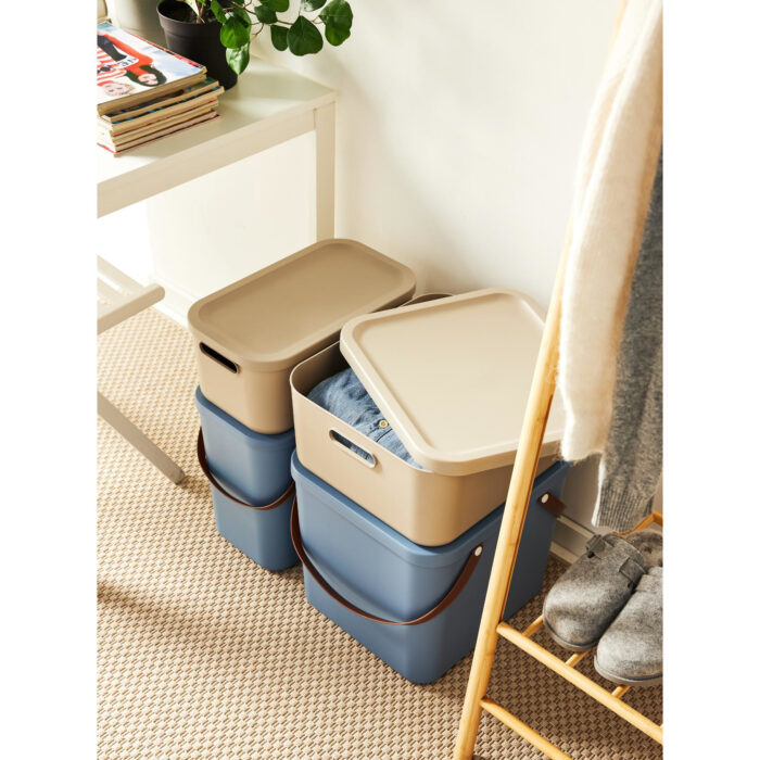 Decoratie opbergbox Albula Light 20 L horizon blauw - Afbeelding 2