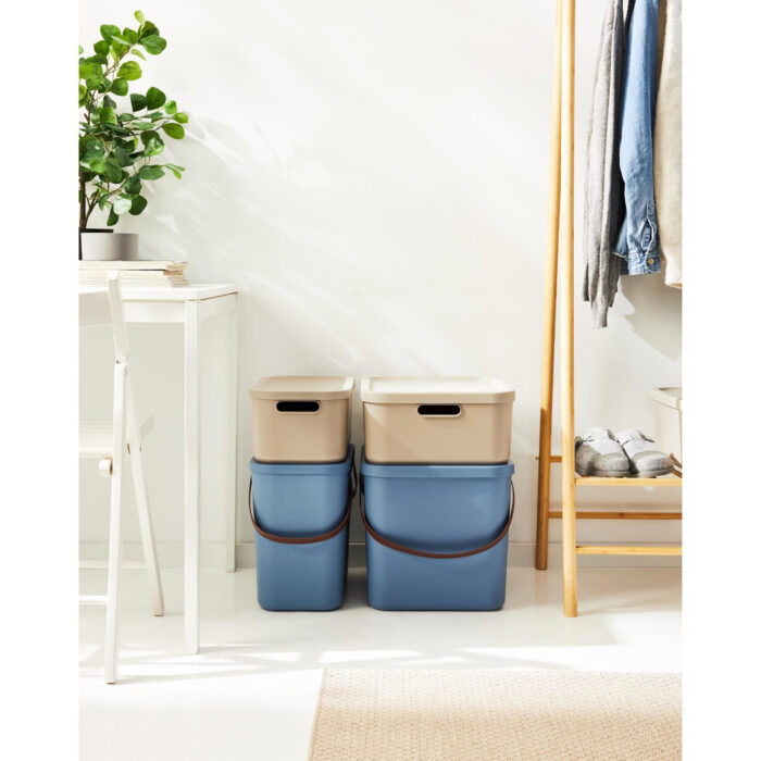 Decoratie opbergbox Albula Light 20 L horizon blauw - Afbeelding 3