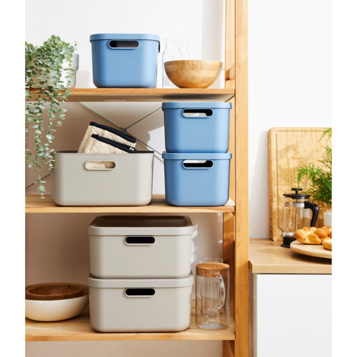 Decoratie opbergbox Albula Light 20 L horizon blauw - Afbeelding 4