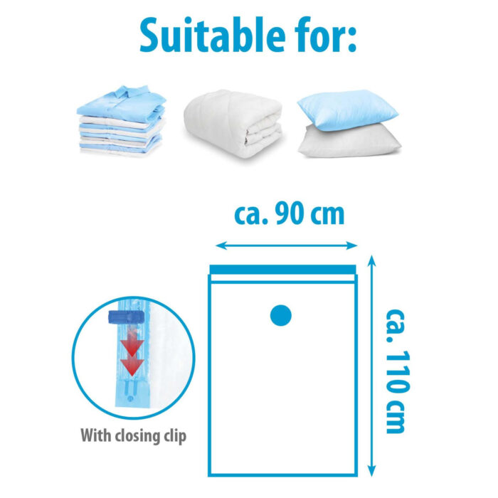 Vacuum opbergzak 90x110 cm - Afbeelding 6