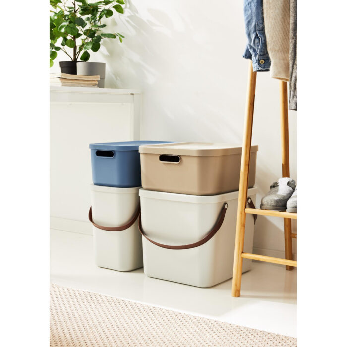 Decoratie opbergbox Albula Light 20 L mistletoe  wit - Afbeelding 2