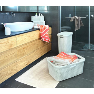 Curver Style Wasmand 45 L Vintage Wit - Afbeelding 2