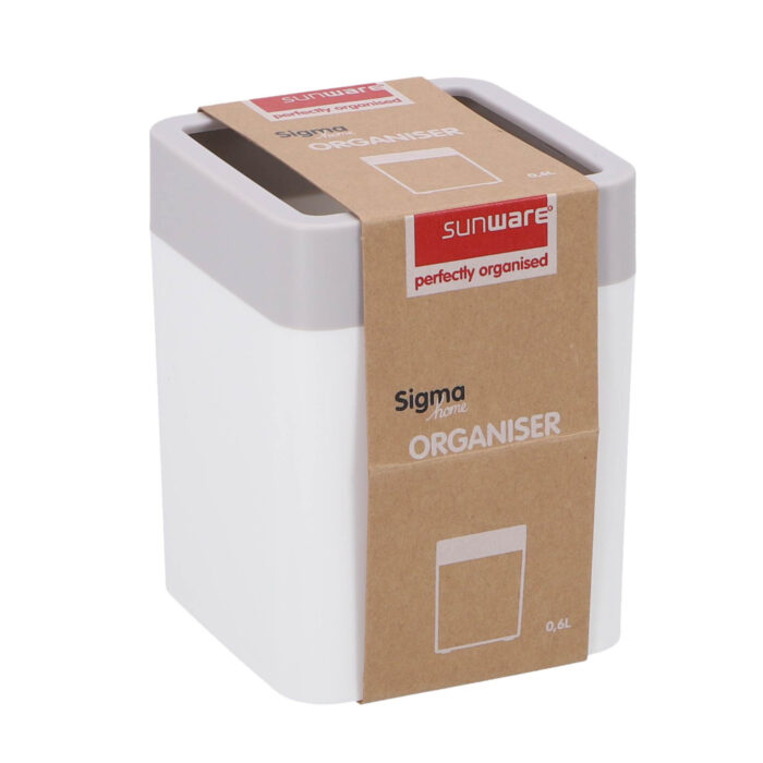 Sigma home organiser 0,6L wit grijs - Afbeelding 6