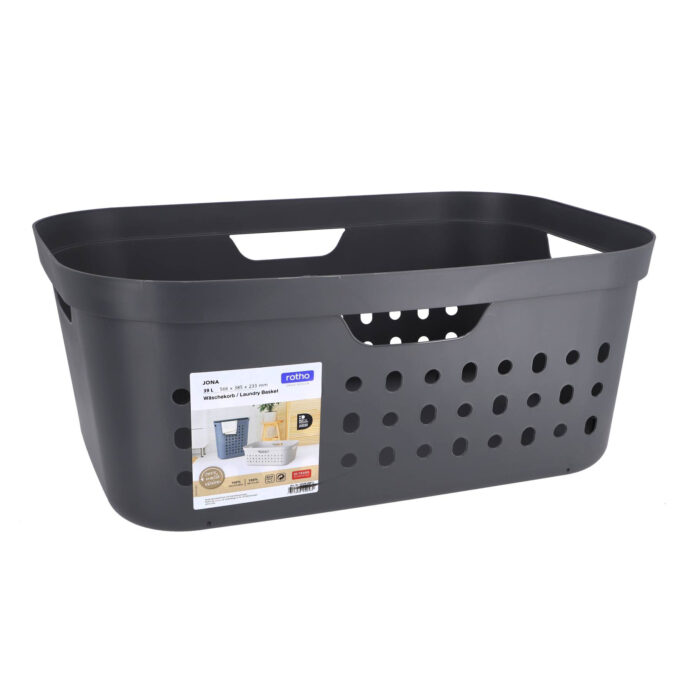 Wasmand 39 L JONA antraciet - Afbeelding 2