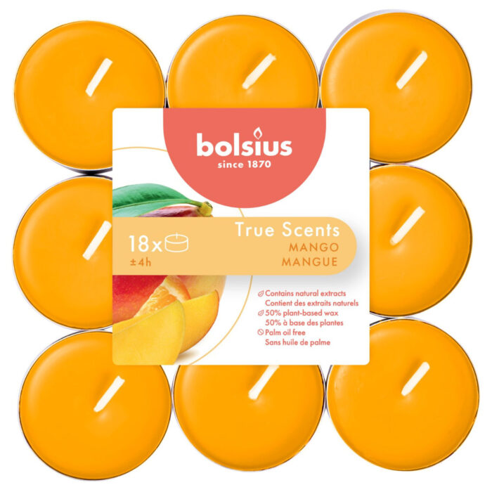 Bolsius True Scents Mango Geurtheelichten 4u - Afbeelding 2