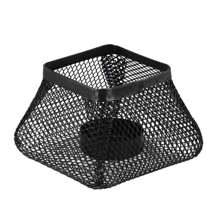 Theelichthouder Sjoerd staal 13x13x10 cm - Afbeelding 2