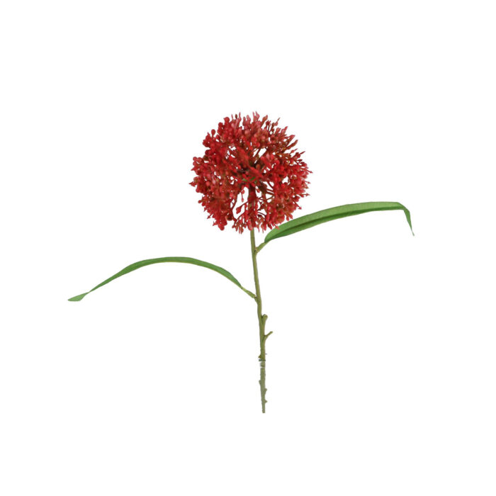 Kunstbloem allium ball oranje PE 55cm - Afbeelding 2