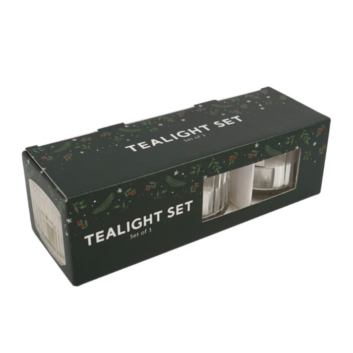 Theelichthouder 6 cm set van 3 - Afbeelding 2