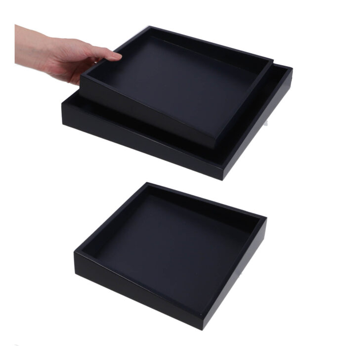 Senza dienbladen blauw 30 cm set van 3 - Afbeelding 5