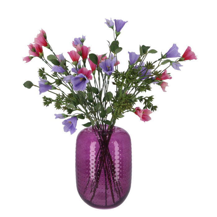 Bloemenvaas Mali 28 cm paars - Afbeelding 2