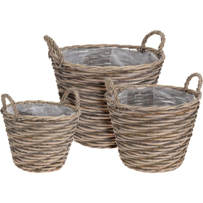 Mandenset 3sts rond wilg