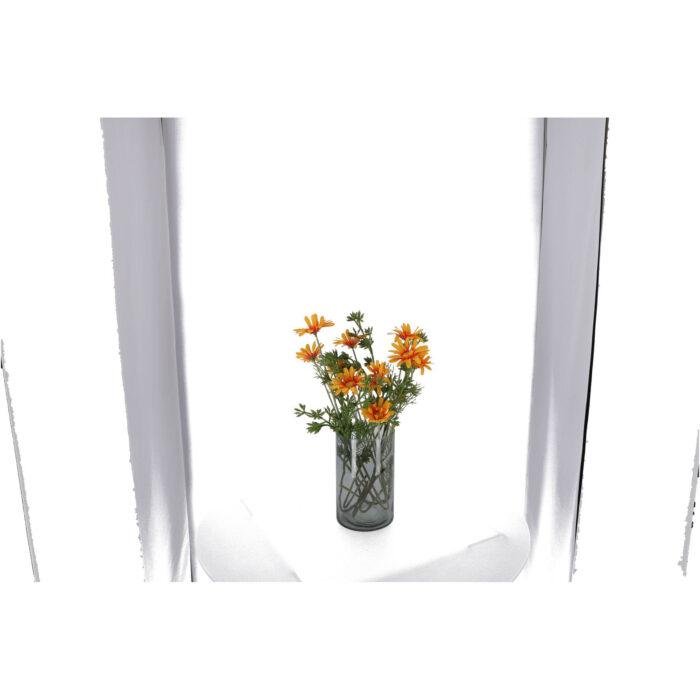 Vaas Levi cylinder dark grey transp. H21 D14 - Afbeelding 5