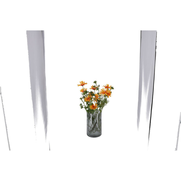 Vaas Levi cylinder dark grey transp. H21 D14 - Afbeelding 6