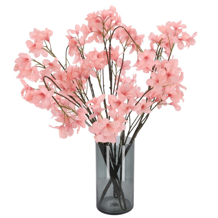 Vaas Levi cylinder dark grey transp. H30 D16 - Afbeelding 3