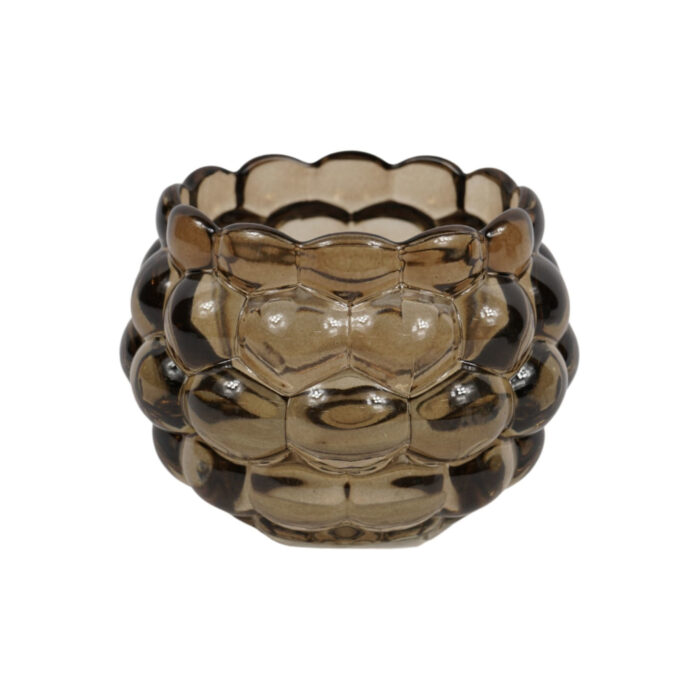 Theelichthouder glas 11,5 cm 3 assorti - Afbeelding 3